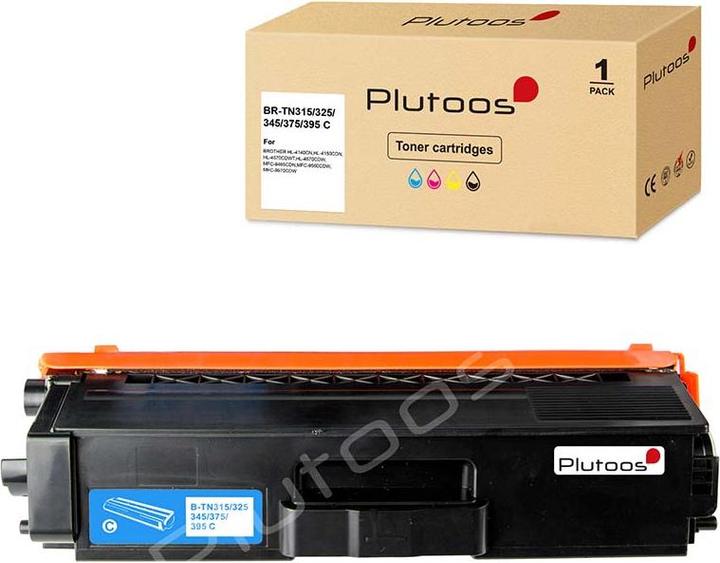 Image du produit Plutoos Brother TN-325C toner XXL compatible, cyan (C)