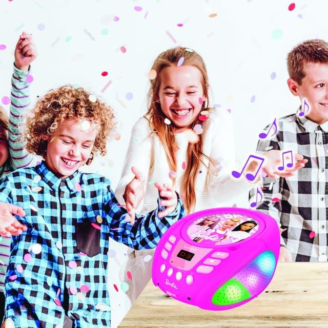 Actual product image Lexibook Barbie Bluetooth CD player with light effects (RCD109BB)