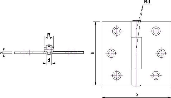 Produktbild Charmag Scharnier