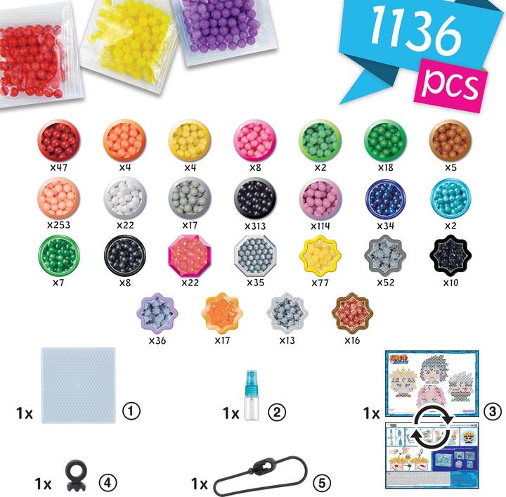 Actual product image Aquabeads - NARUTO Keychain Craft Kit (35118)