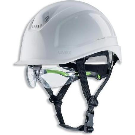 Uvex Safety, Kopfschutz, Schutzhelm uvex pheos S-KR IES 9772044 weiÃŸ mit LÃ¼ftungen (52 - 61 cm)