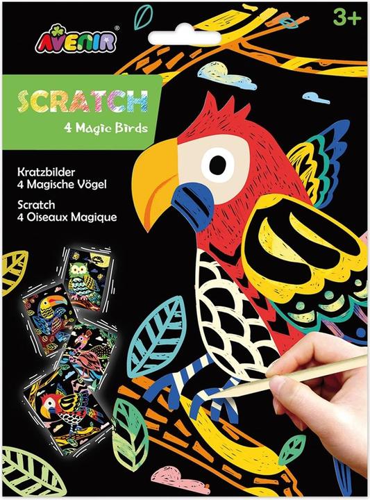 Actual product image Avenir AVE Scratch-4 Magic Birds