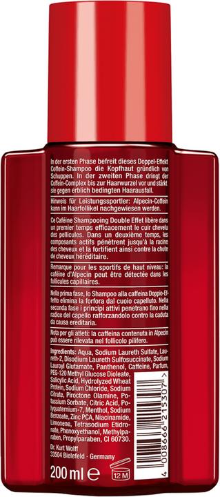 Produktbild Alpecin Doppel Effekt Coffein-Shampoo (200 ml, Flüssiges Shampoo)