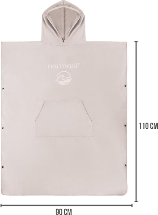 Immagine prodotto Normani Poncho da bagno in morbida microfibra Nosara - 8909