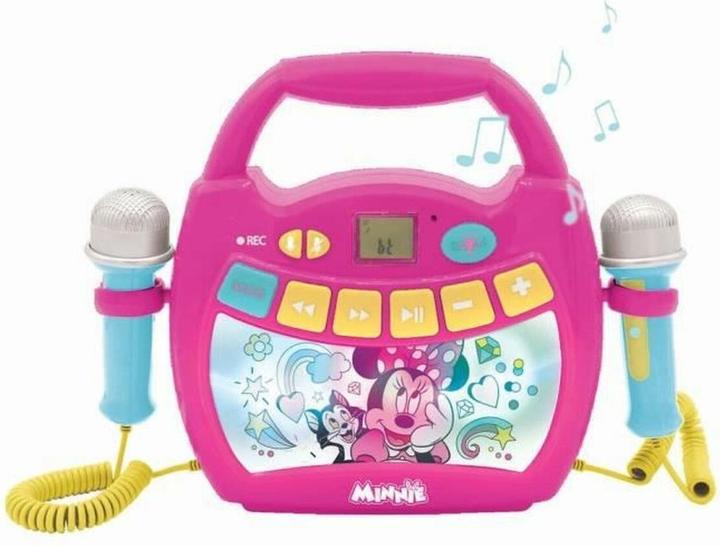 Produktbild Lexibook Minnie Mouse Bluetooth Lautsprecher mit Lichteffekte und Mikrofonen, Batterie wiederaufladbar