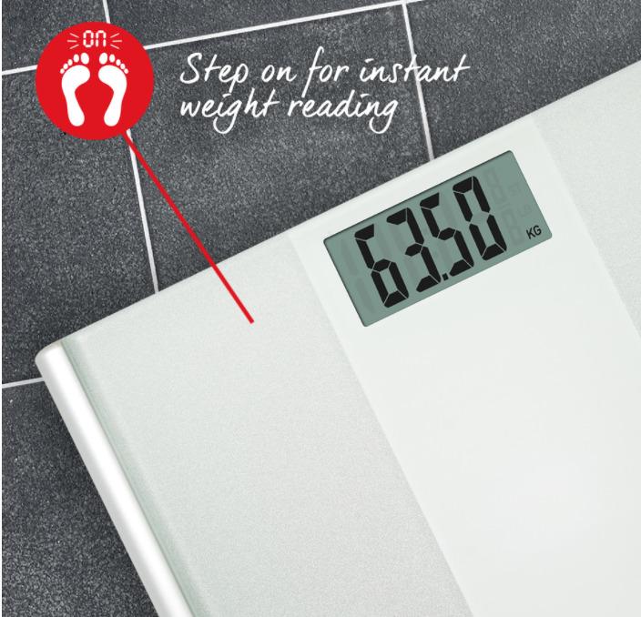 Image du produit Salter 9009 WH3R Ultimate Accuracy Échelles de bain électroniques blanc (180 kg)