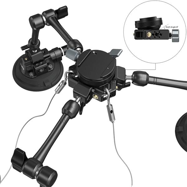 Immagine prodotto SmallRig Kit di supporto per telecamera a ventosa SC-15K (Accessori video vari)