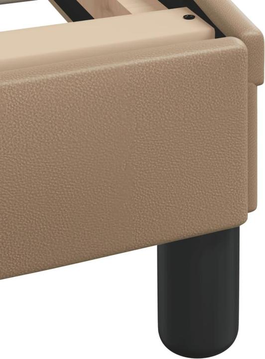 Produktbild VidaXL Bett Polsterbett Doppelbett Kunstlederbett mit Matratze 180x200cm (180 x 200 cm)