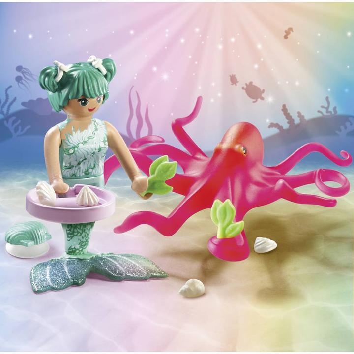 Produktbild Playmobil Meerjungfrau mit Farbwechselkrake (71503, Playmobil Princess Magic)
