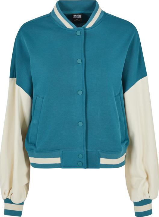 Actual product image Urban Classics Oversized Two Tone College Terry Jacket (4XL)