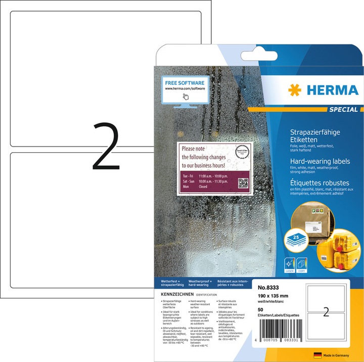 Immagine prodotto Herma Etichette resistenti alle intemperie A4
