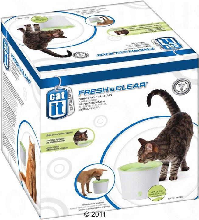 Actual product image Catit Design Fresh & Clear Drinking FountainLitre Complete Set: USB Fountain Filter Replacement Pump (3 l)