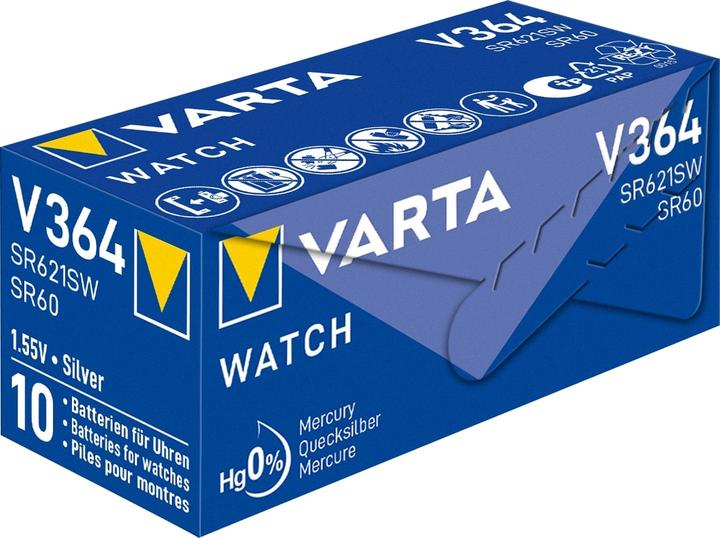 Produktbild Varta V364 (1 Stk., SR60, 20 mAh)