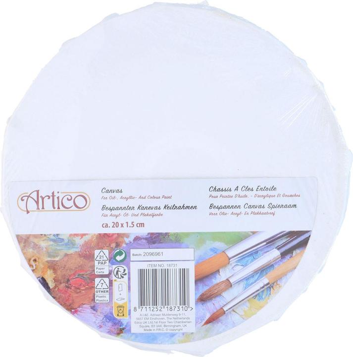 Immagine prodotto Natura Punto Tela tesa rotonda (19.40 x 1.70 cm)