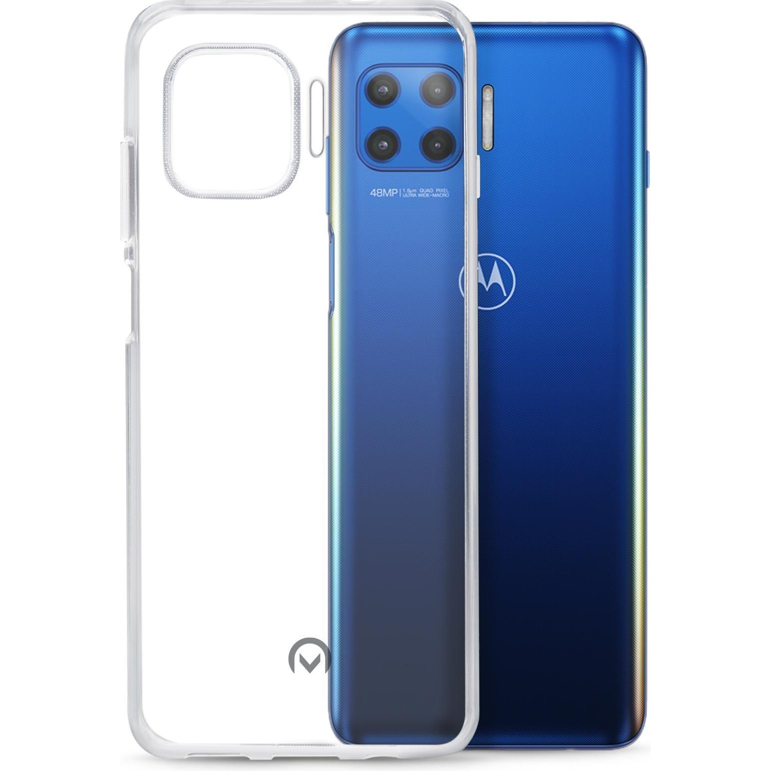 Mobilize Gelee-Hülle (Motorola Moto G Plus 5G), Smartphone Hülle, Transparent