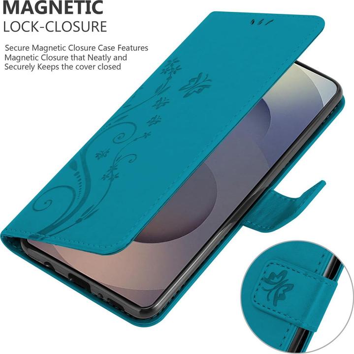 Produktbild Cadorabo Hülle für Samsung Galaxy S25 Ultra mit Blumen Muster (Samsung Galaxy S25 Ultra)