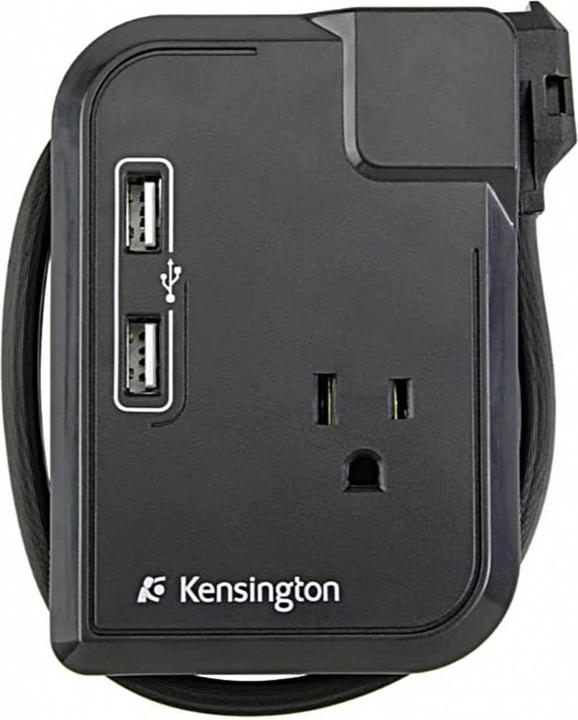 Immagine prodotto Kensington Presa di corrente portatile da viaggio (x3) con porta USB (x2)