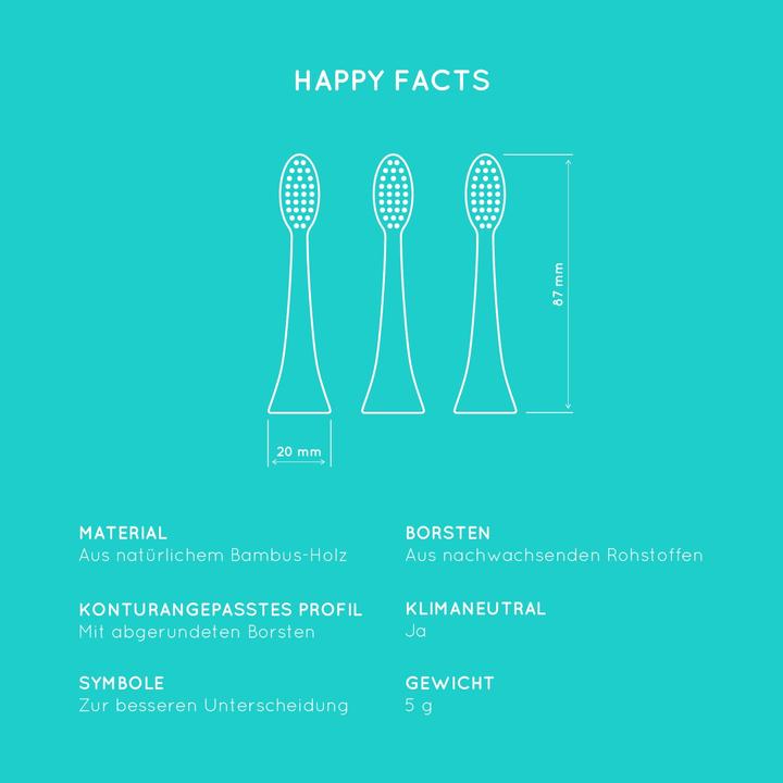 Immagine prodotto happybrush Bambus V3 (3 x)