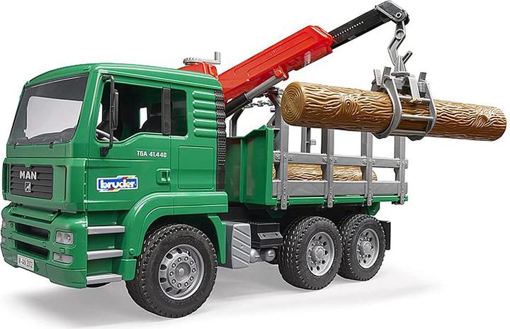 Image du produit Bruder Camion de transport de bois avec grue de chargement