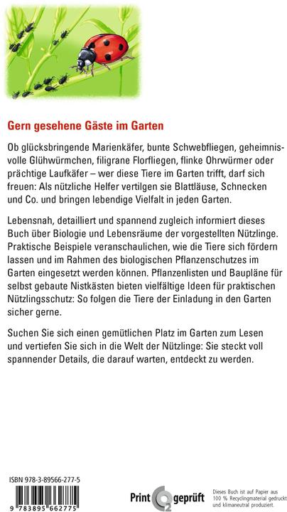 Produktbild Marienkäfer, Glühwürmchen, Florfliege & Co (Deutsch, Thomas Lohrer, 2010)