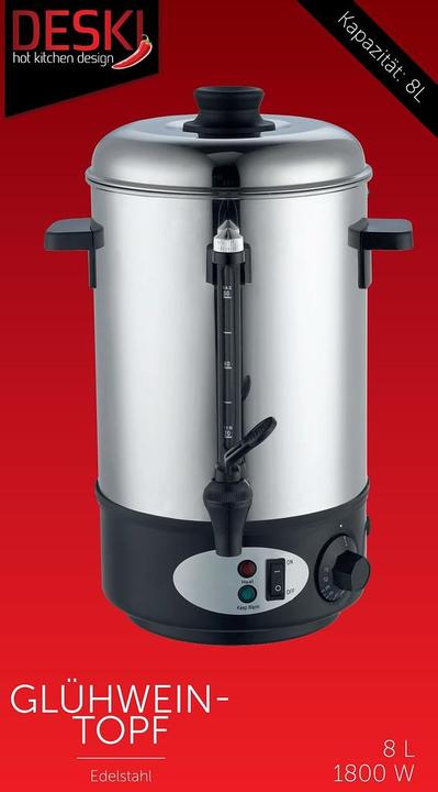 Actual product image Deski Mulled wine container