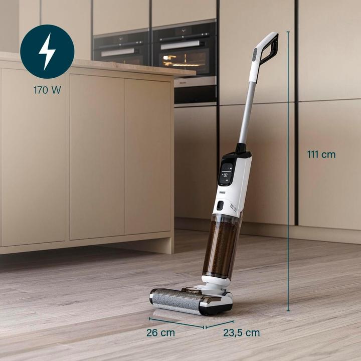 Produktbild Princess 337010 AquaMotion Plus Vloerreiniger 4in1 - Draadloos - BLDC Motor - 25,9 V -