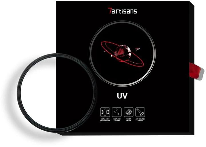 Actual product image 7artisans Lens filter MRCUV - 58 mm (58 mm, UV filter, 58 mm)