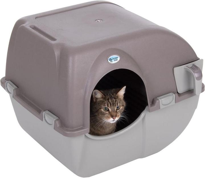 Actual product image Omega Paw Roll'n Clean self cleaning cat litter box