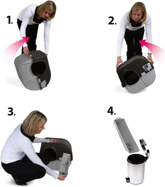 Actual product image Omega Paw Roll'n Clean self cleaning cat litter box
