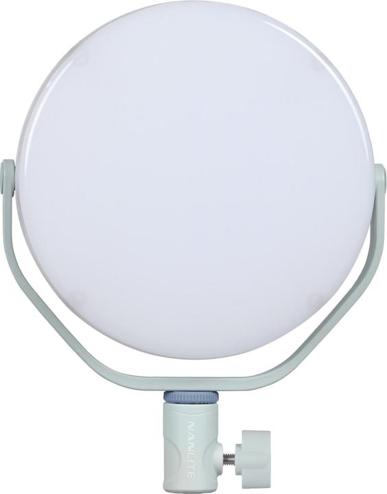 Actual product image Nanlite Miro 30C LED Full-Colour Round Panel Light (Mint Blue)