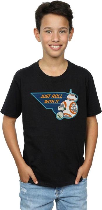 Immagine prodotto Star Wars D-O & BB-8 Just Roll With It Maglietta Ragazzi (140, 146)