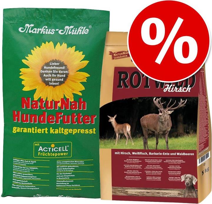 Produktbild Markus Mühle Mix: NaturNah & Rotwild Hirsch (Adult, 2 Stk., 5000 g)