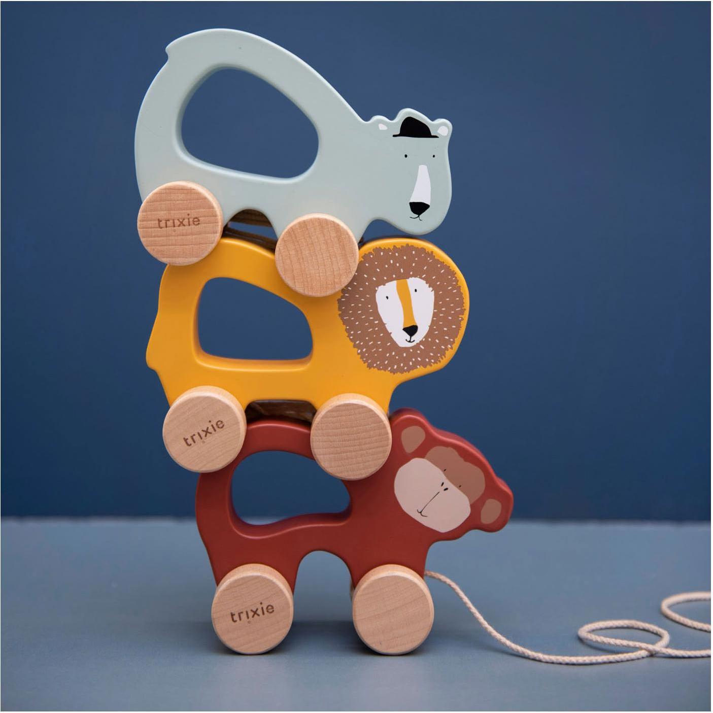 Thumbnail - Trixie Houten trekspeeltje - Mr. Polar Bear