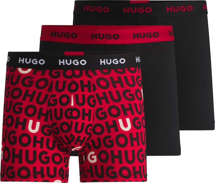 Image du produit HUGO Boxer Brief Design (L, Lot de 3)
