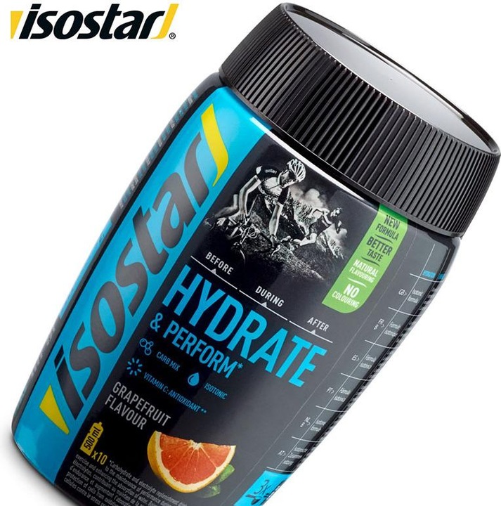 Actual product image Isostar Hydrate & Perform (Lemon, 1 pcs., 400 g)