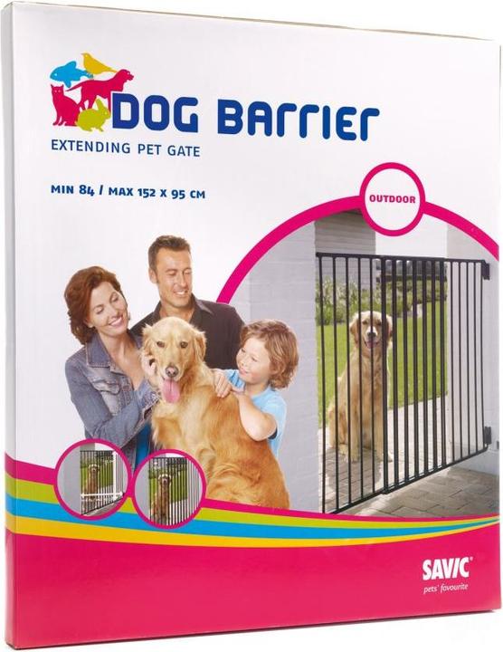 Actual product image Savic Dog Barrier Outdoor Height Width To