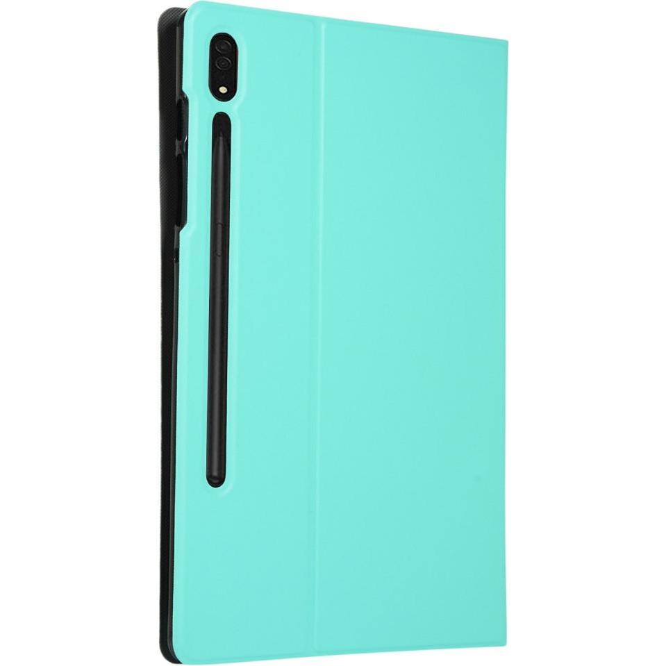 Thumbnail - Cover-Discount Galaxy Tab S8 Ultra - Tri-fold Smart Case grün (Galaxy Tab S8 Ultra), Tablet Hülle, Grün