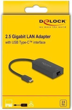 Image du produit Delock 66045 - Adaptateur USB type A vers 2,5 Gigabit LAN (USB 3.0, RJ45 (1x))