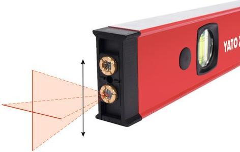 Productafbeelding Yato Poziomnica Elektroniczna 610mm Z Laserem (61 cm)
