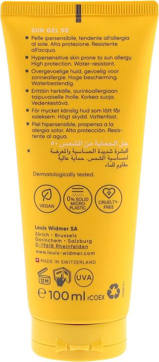 Produktbild Widmer Louis Sun Gel LSF50 ohne Parfum 100 ml (Sonnengel, SPF 50, 100 ml)