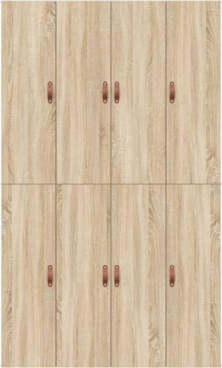 Produktbild vidaXL Bettgestell mit Stauraum Sonoma Eiche 120x200 cm (120 x 200 cm)