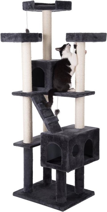 Actual product image zooplus Cat Tree Rapunzel (Dark grey)