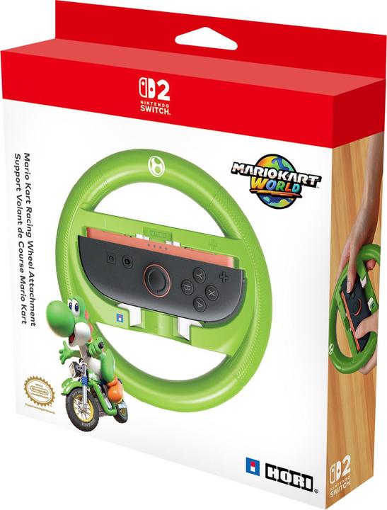 Actual product image HORI Mario Kart Wheel Attachment - Yoshi (Switch, Switch 2)