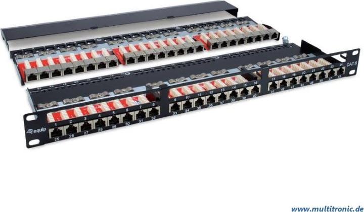 Produktbild equip Patch Panel Schwarz