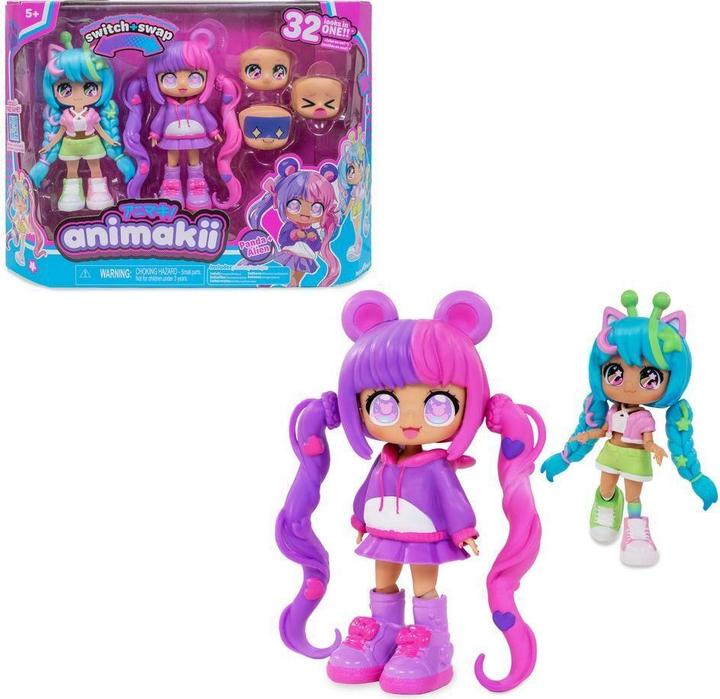 Produktbild Animakii Panda / Alien Cat Doll Set