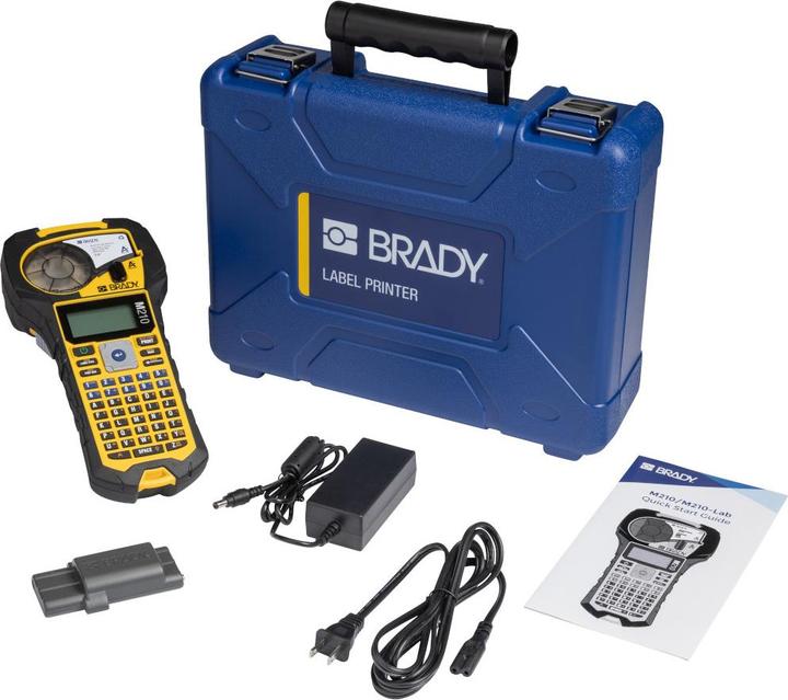 Productafbeelding Brady M210-KIT VS, mobiel etiketteerapparaat, doorlopend en etiketten afdrukken, ABC-toetsenbord, max.