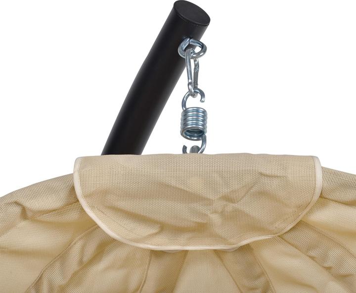 Produktbild Outsunny Hängesessel Metall, Polyester Khaki