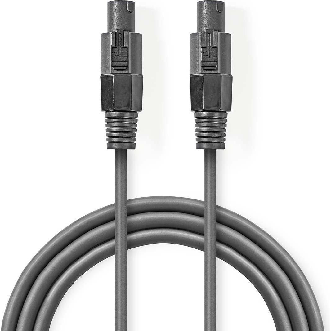 Thumbnail - Nedis Lautsprecherkabel 48 x 0.20 mm Kupfer 10.0 m rund PVC Dunkelgrau Kartonverpackung (10 m, 0.20 mm²), Lautsprecherka...