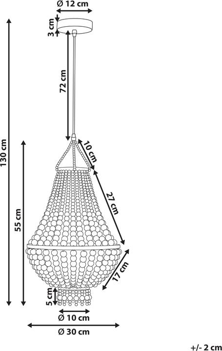 Produktbild Beliani Kumbukkan (30 cm)