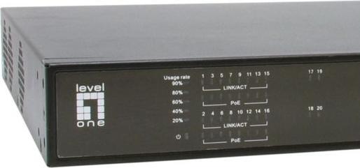 Image du produit LevelOne Commutateur 20x GE GEP-2021 16xPo (20 ports)